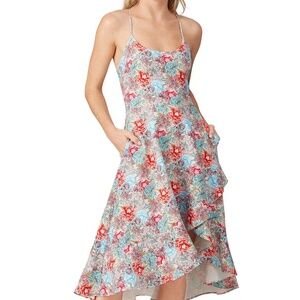 Black Halo Floral Marie Dress - Size 8